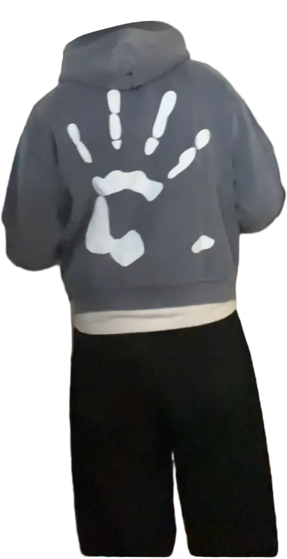 Sonder series - double zip acid wash boxy hoodie