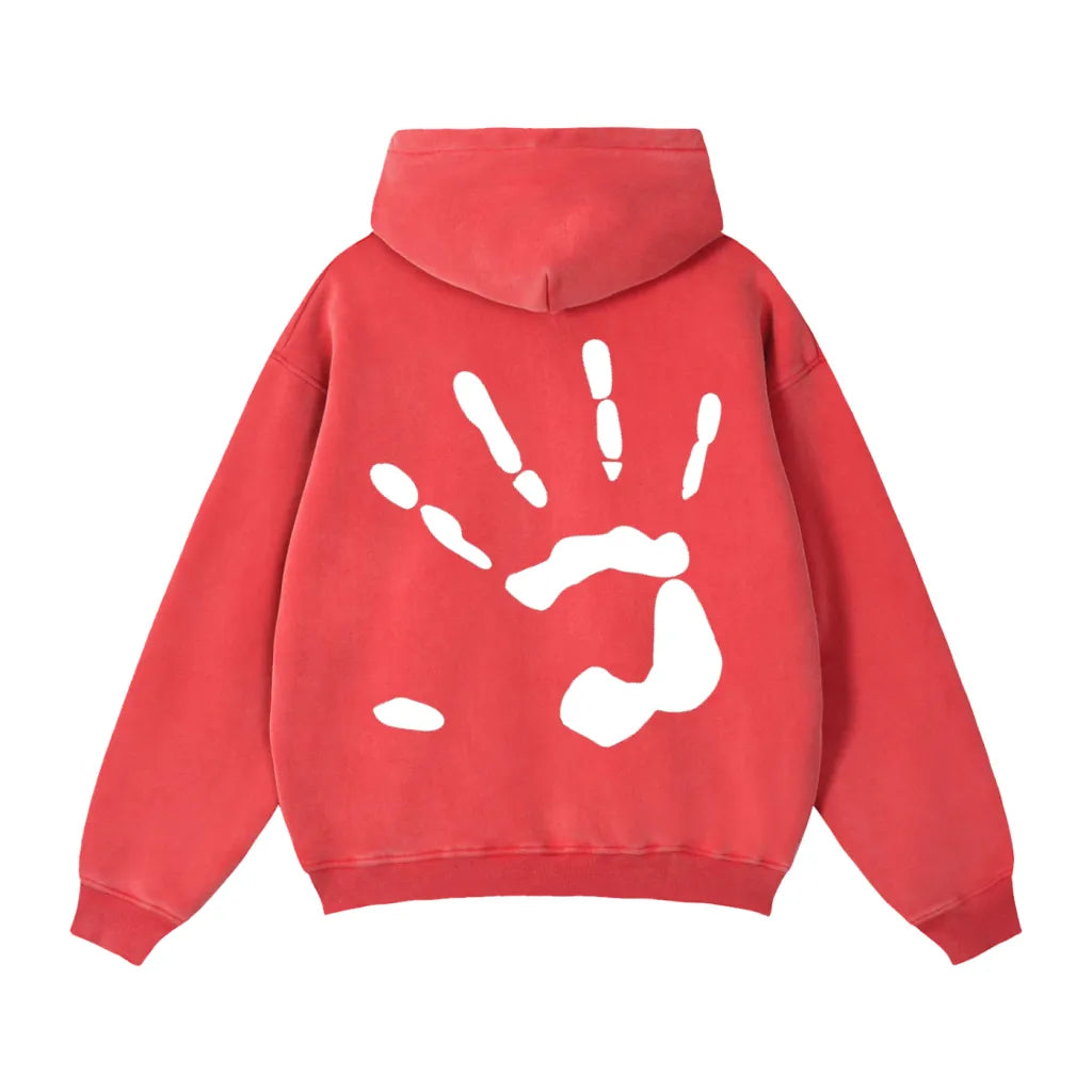 Sonder series - double zip acid wash boxy hoodie